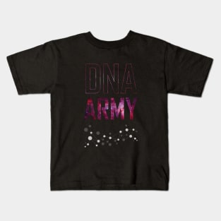 BTS DNA Army code (Red Galaxy) | K-pop Kids T-Shirt